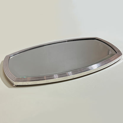 Estate Roux-Marquiand Silver Plated Mirrored Tray