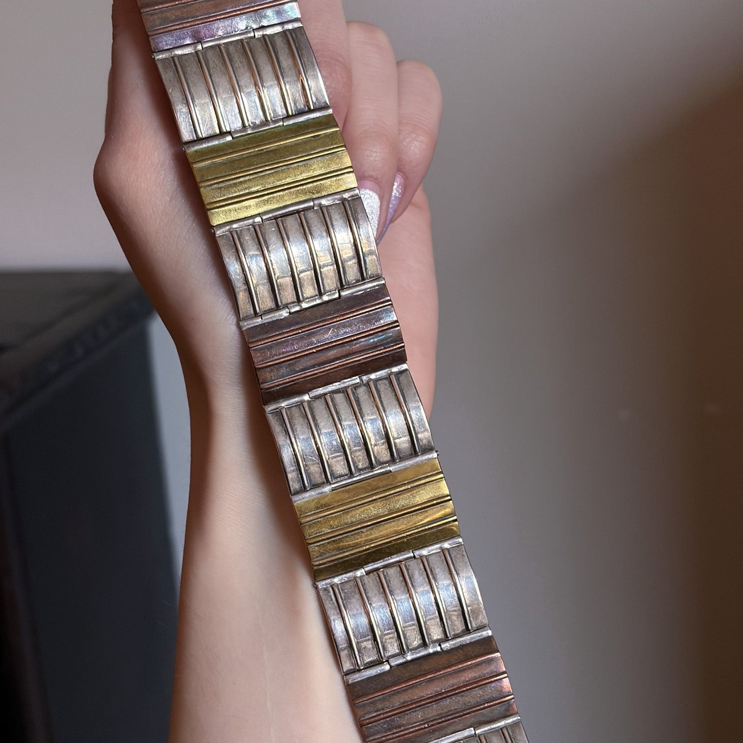 Stella Popowski Mixed-Metal Link Bracelet