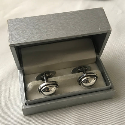 Georg Jensen Sterling Silver Cufflinks No. 44F by Harald Nielsen