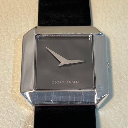 Estate Georg Jensen Sterling Silver Watch by Allan Scharff No. 2363