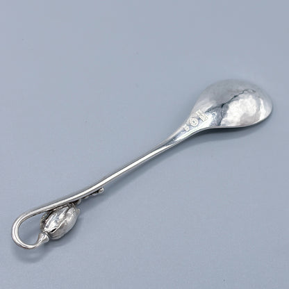 Estate Georg Jensen Sterling Silver "Blossom" Small Mocha Spoon no 84