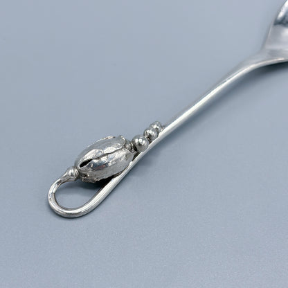 Estate Georg Jensen Sterling Silver "Blossom" Small Mocha Spoon no 84