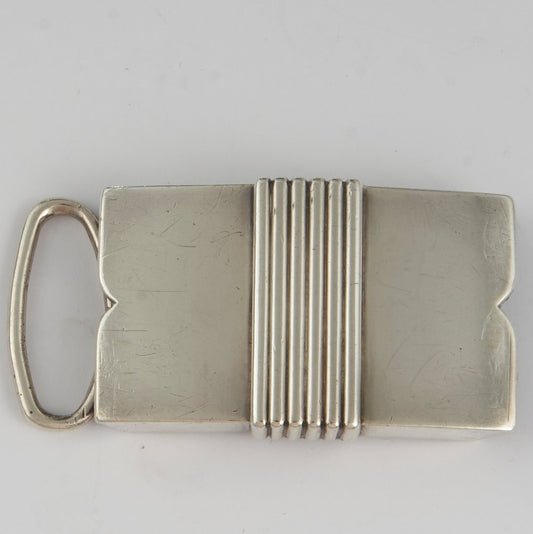 Estate Georg Jensen Sterling Silver Belt Buckle by Harald Nielsen No 76