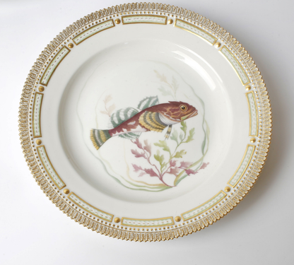 Royal Copenhagen Fish Plates Complete set for 12 persons