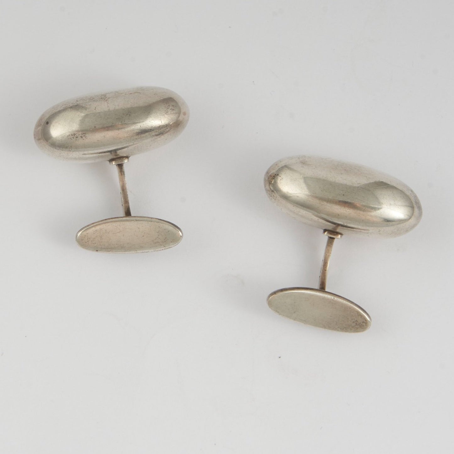 Georg Jensen Sterling Cufflinks by Vivianna Torun, Design No. 121