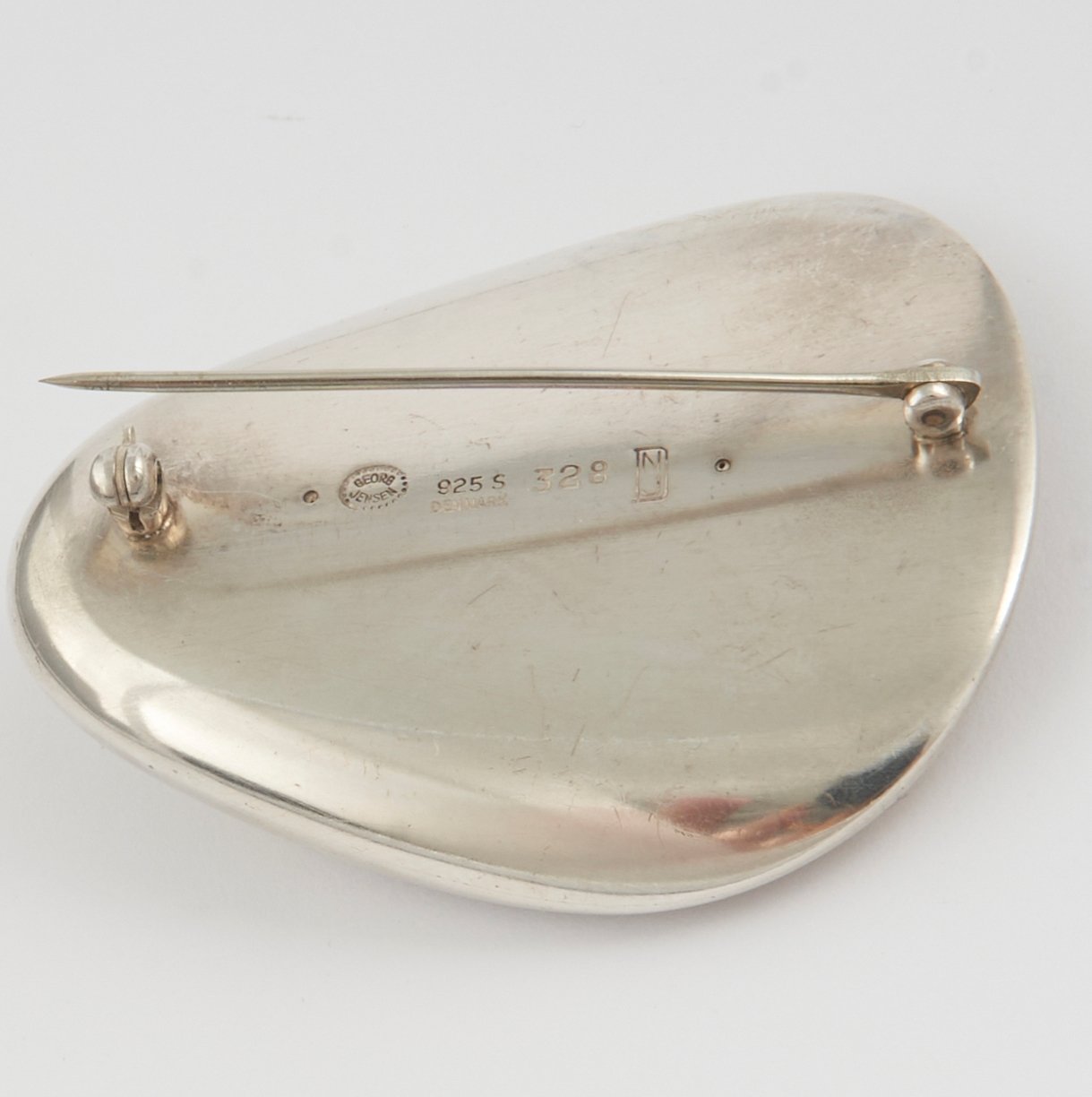 Georg Jensen Sterling Brooch by Nanna Ditzel Design No. 328