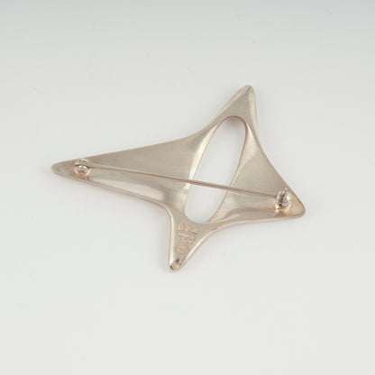 Estate Georg Jensen Sterling Amorphic Brooch by Henning Koppel, Design 339