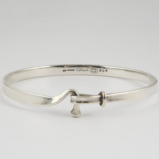 Estate Georg Jensen Sterling Silver Bangle by Vivianna Torun, Design 204