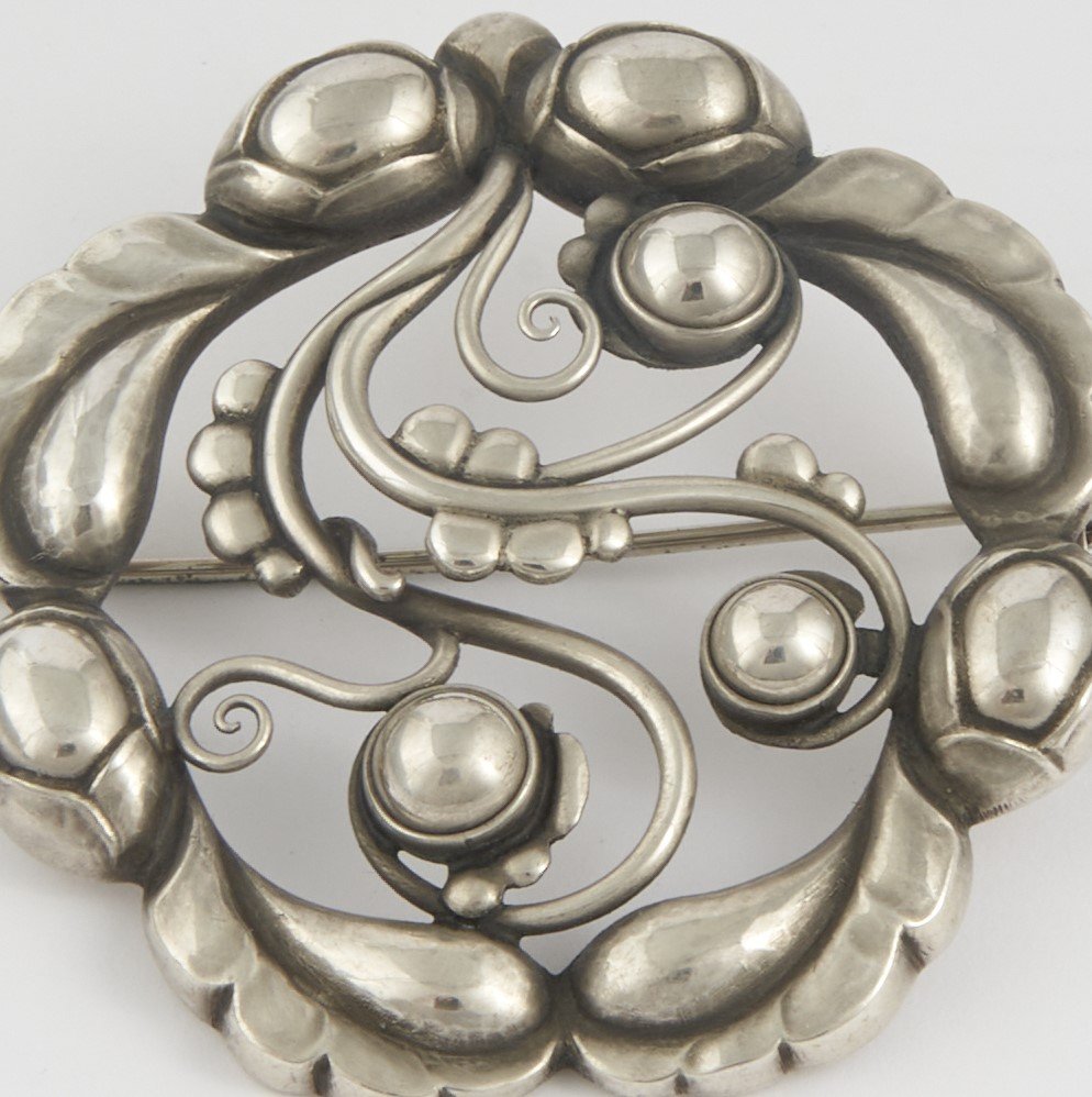 Estate Georg Jensen Sterling Brooch, Design No. 159