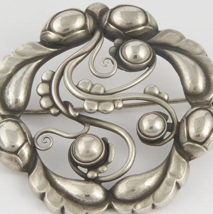 Georg Jensen Sterling Brooch, Design No. #159