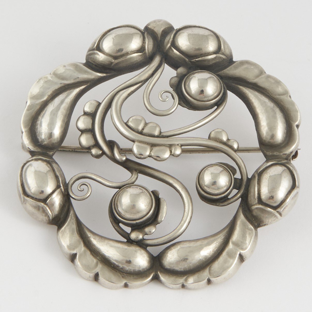 Estate Georg Jensen Sterling Brooch, Design No. 159