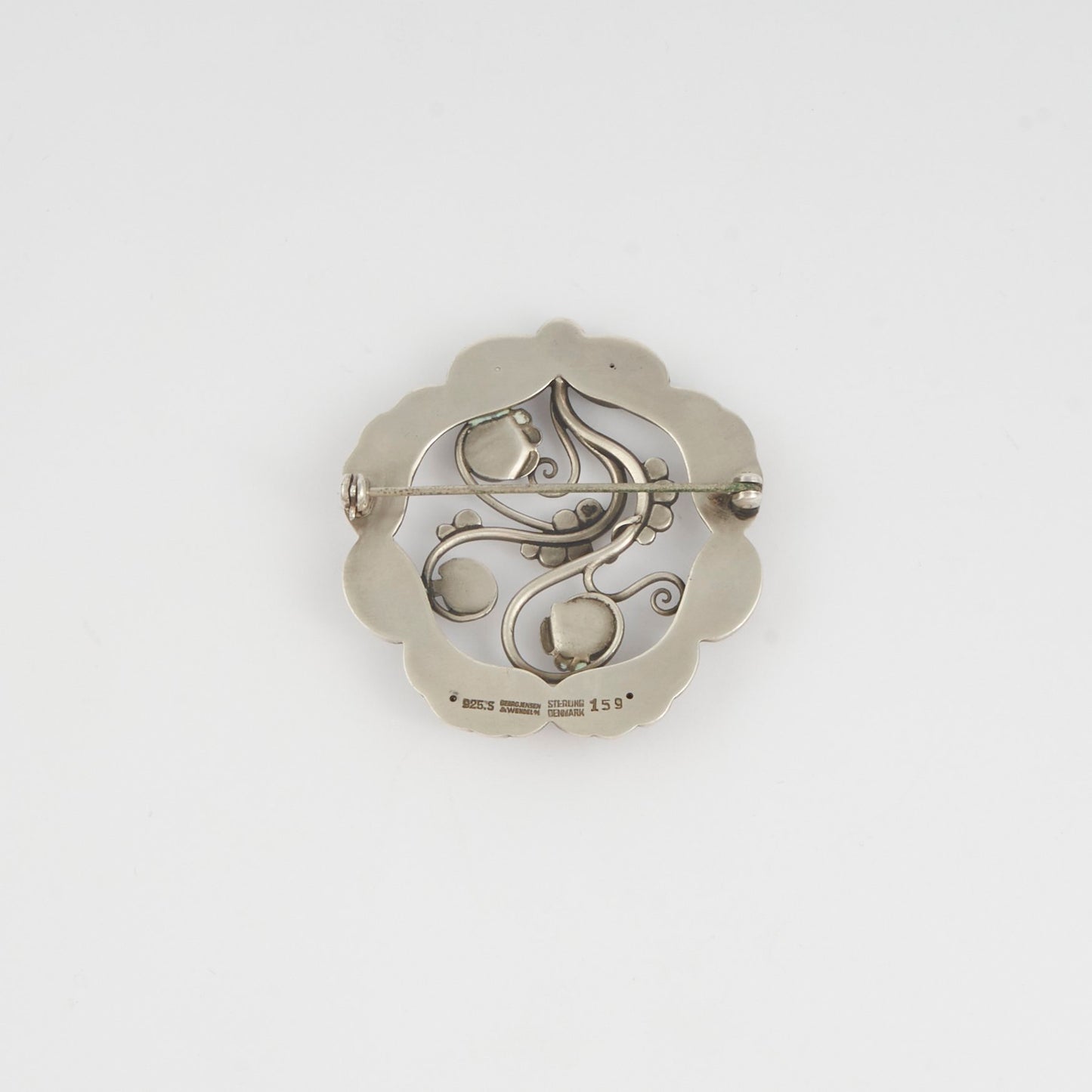 Estate Georg Jensen Sterling Brooch, Design No. 159