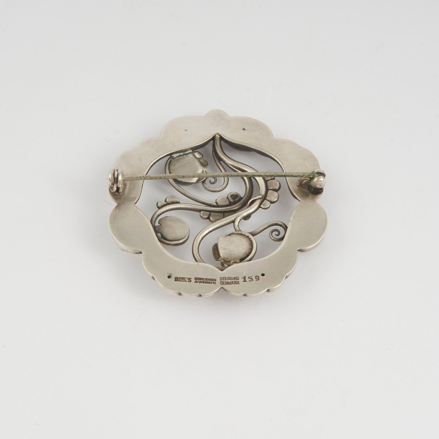 Estate Georg Jensen Sterling Brooch, Design No. 159