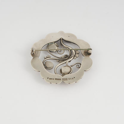 Estate Georg Jensen Sterling Brooch, Design No. 159