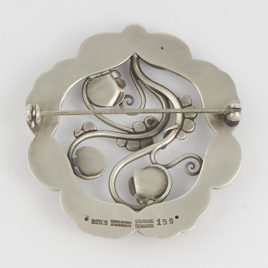 Estate Georg Jensen Sterling Brooch, Design No. 159