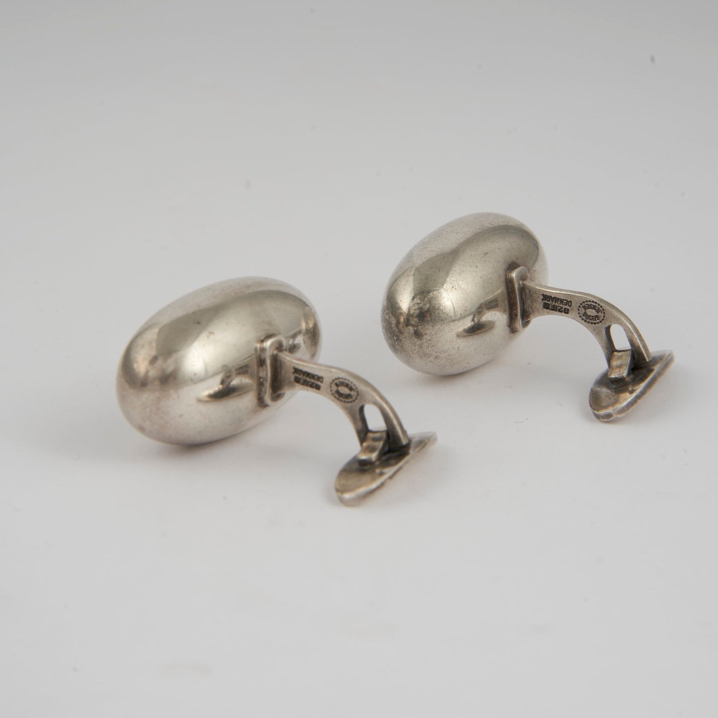 Georg Jensen Sterling Cufflinks by Vivianna Torun, Design No. 121