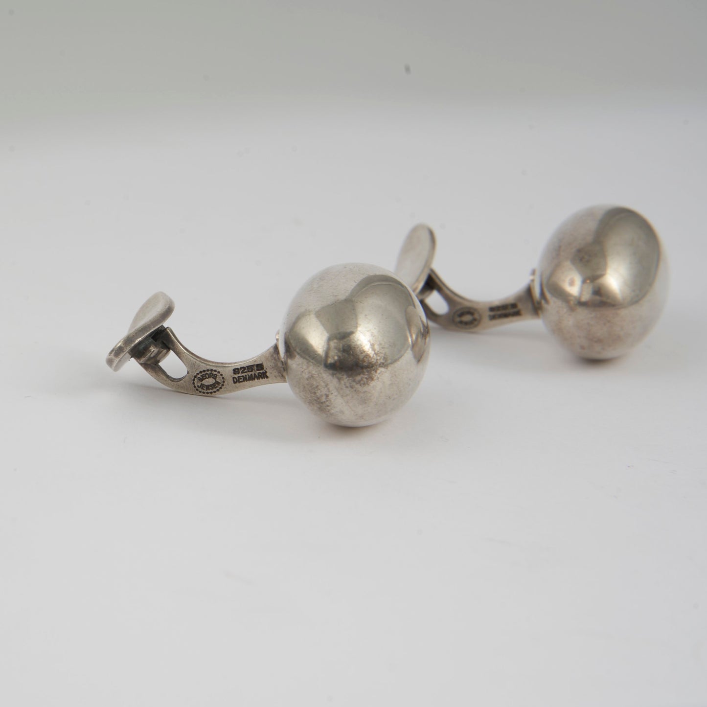 Georg Jensen Sterling Cufflinks by Vivianna Torun, Design No. 121