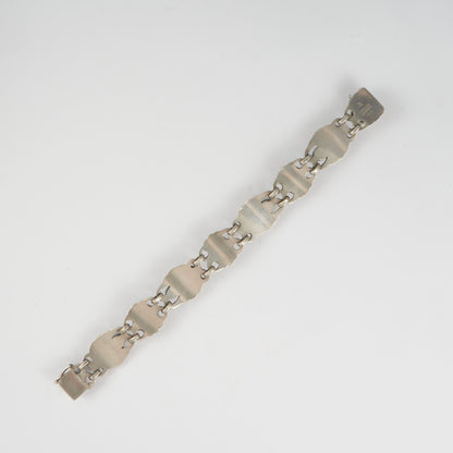 Georg Jensen Sterling Silver Bracelet with Moonstone, Design No. 3