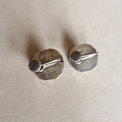 Georg Jensen Silver Earrings, no. 74