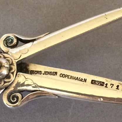 Georg Jensen 830 Silver Ornamental Grape Shears No. 171