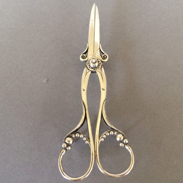 Georg Jensen 830 Silver Ornamental Grape Shears No. 171