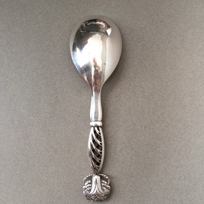 Georg Jensen Ornamental Serving Spoon Extra Large No. 83