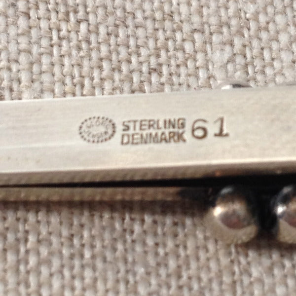 Georg Jensen Tie Bar, no. 61