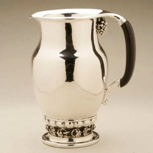 Georg Jensen Sterling Silver Large "Grape " Pitcher No. 407A