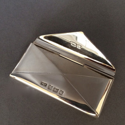 Contemporary English Sterling Silver Card Case by Philip Kydd