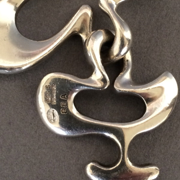 Georg Jensen Sterling Silver "Splash" Bracelet by Henning Koppel No. 88A