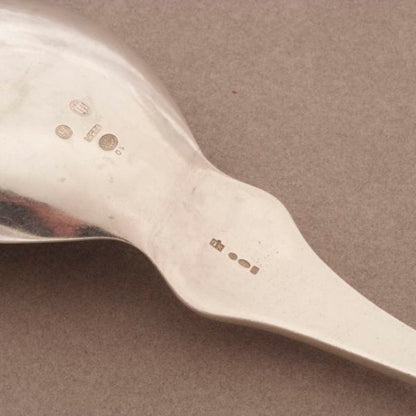 Georg Jensen Sterling Silver Large Ornamental "Snail" Spoon No. 50