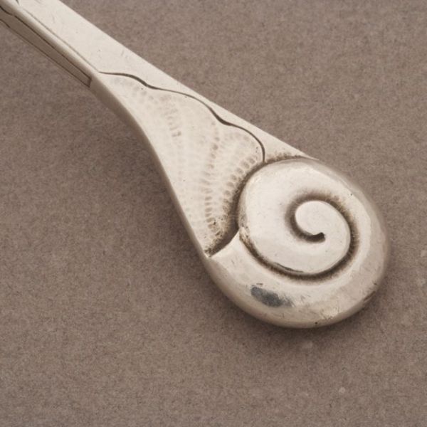 Georg Jensen Sterling Silver Large Ornamental "Snail" Spoon No. 50