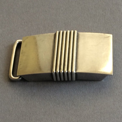 Georg Jensen Sterling Silver Belt Buckle No. 76 by Harald Nielsen