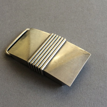 Georg Jensen Sterling Silver Belt Buckle No. 76 by Harald Nielsen