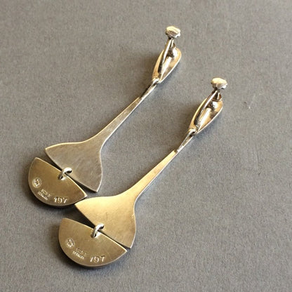 Georg Jensen Earrings No. 197 by Ibe Dahlquist