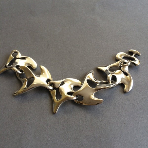 Georg Jensen Amoeba Bracelet by Henning Koppel, No. 89