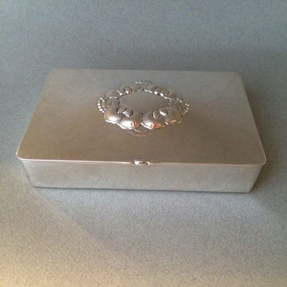 Georg Jensen Sterling Silver Keepsake Box No. 507A By Gundorph Albertus