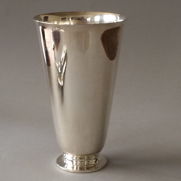 Georg Jensen Sterling Silver Vase No. 674 by Harald Nielsen