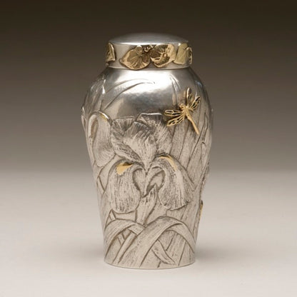 Unique "Iris" Tea Caddy By Stella Campion