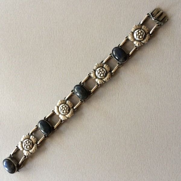 Georg Jensen Bracelet No. 12  with Labradorite Very Rare