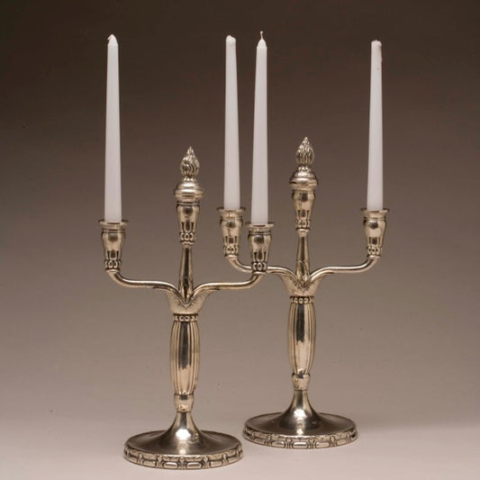 Georg Jensen  Three Lite Candelabra No 161