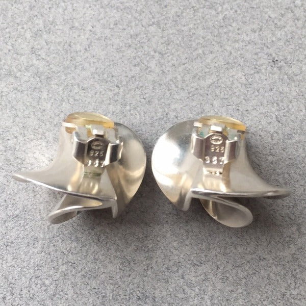 Georg Jensen Modernist Earrings No 367