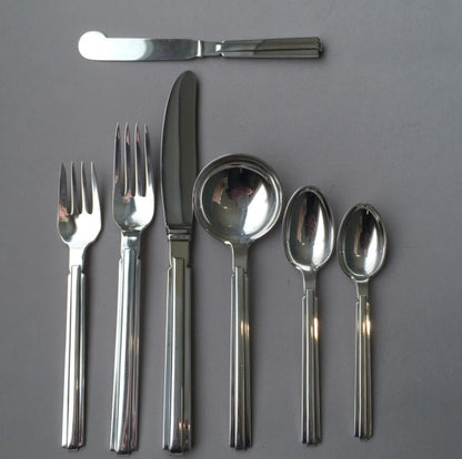 Hans Hansen Arvesolv #18 Cutlery Set for 12 persons