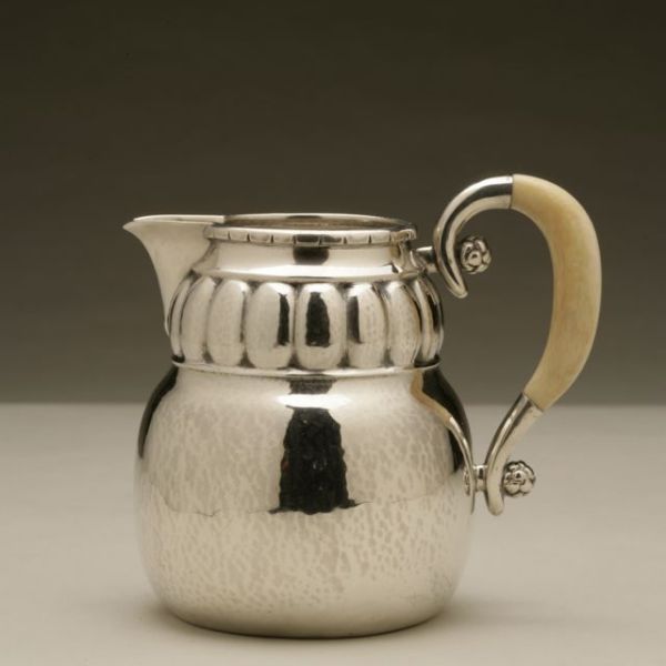 Georg Jensen cream pitcher rare design no. 49