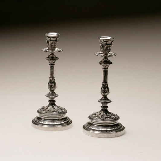 Buccellati (Grande Imperiale) Sterling Silver Candlesticks