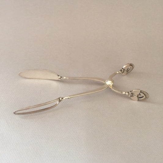 Georg Jensen Sterling Silver Sandwich Scissors in the "Cactus" Pattern