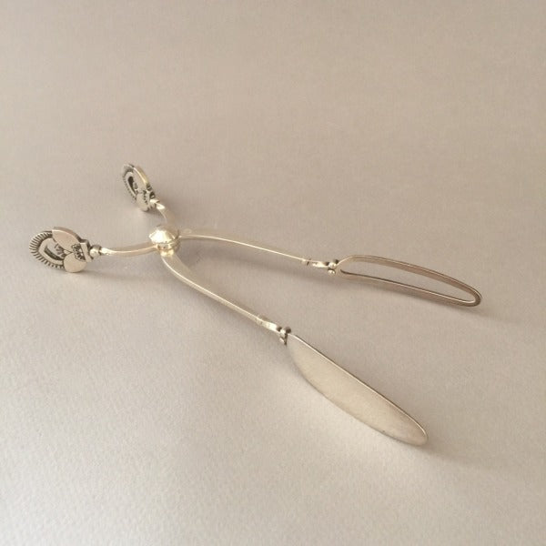 Georg Jensen Sterling Silver Sandwich Scissors in the "Cactus" Pattern