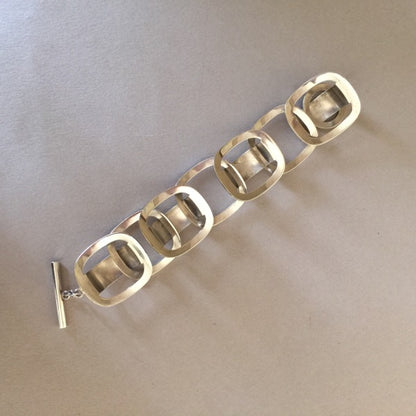 Georg Jensen Sterling Silver Modernist Bracelet No. 192A by Ibe Dahlquist