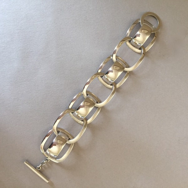 Georg Jensen Sterling Silver Modernist Bracelet No. 192A by Ibe Dahlquist