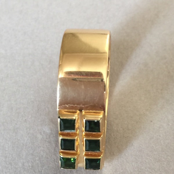 Georg Jensen 18k Gold Ring No. 937 With Tourmaline